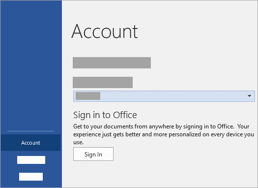 sign in to my microsoft home and business 2013